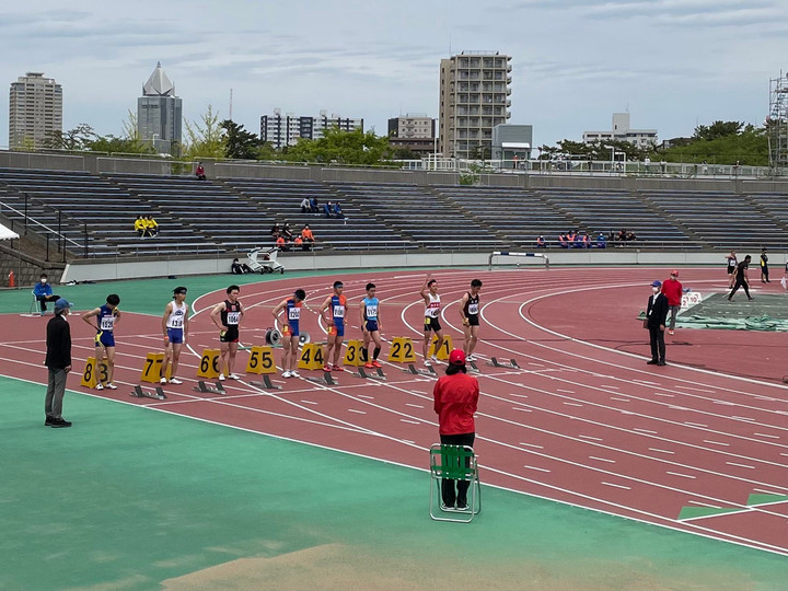 陸上競技部 : 春季新潟下越佐渡地区大会